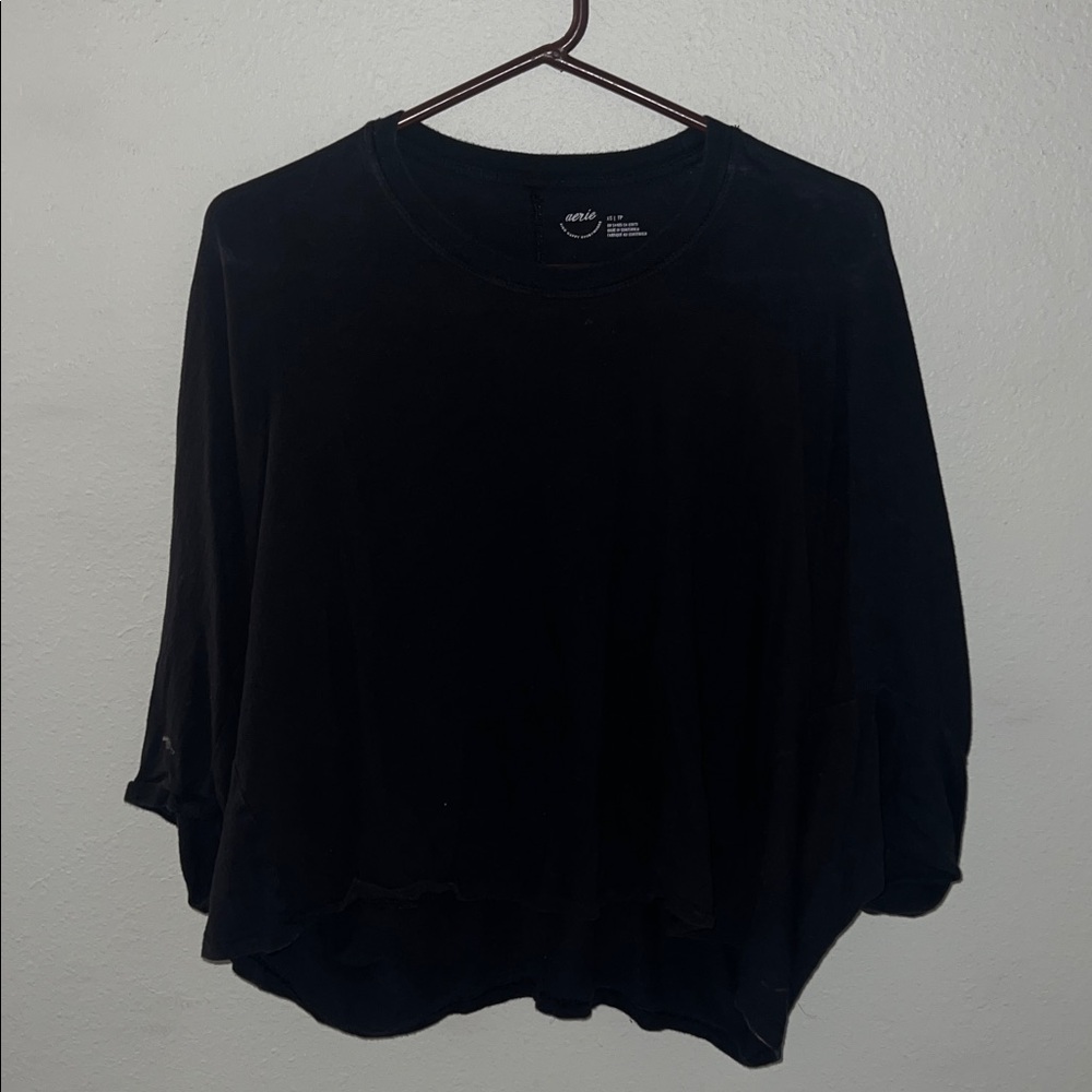 SOLD aerie Black Batwing Tee